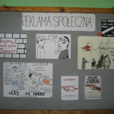 Reklama społeczna – projekty klasy II TG/TK