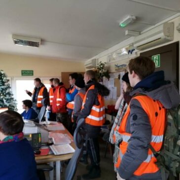 Wycieczka zawodowa III K do SKM w Gdyni Cisowej