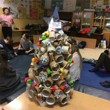 Przedświąteczna noc integracyjna klasy II A/G