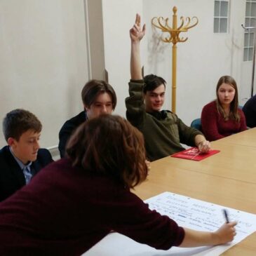 Nasi uczniowie na spotkaniu „Transport miejski w Gdyni – Okrągły Stół”