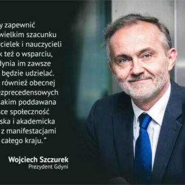 List Prezydenta oraz Wiceprezydenta Miasta Gdyni