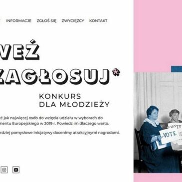 Konkurs dla młodzieży „Weź zagłosuj”