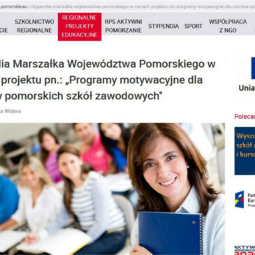 Stypendium Marszałka Województwa Pomorskiego – nabór wniosków
