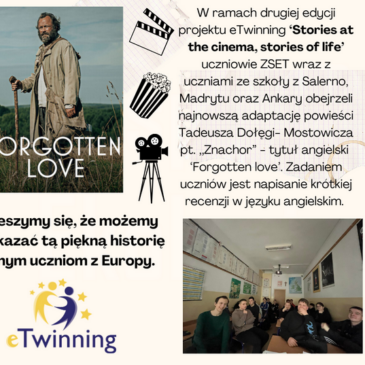 Projekt eTwinning „Stories at the cinema, stories of live”
