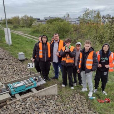 Zajęcia klas I R i III R na stacji Gdynia Chylonia