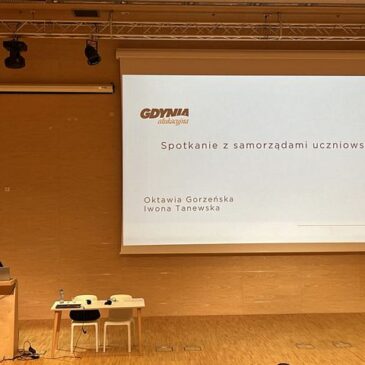 Spotkanie Samorządu Uczniowskiego z Wiceprezydent Gdyni