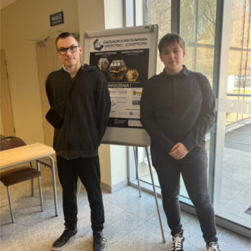 Nasi uczniowie w etapie okręgowym IX Olimpiady Spedycyjno-Logistycznej