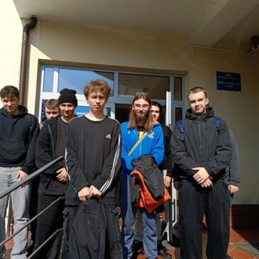 Wycieczka zawodowa klasy IV R do biura Zakładu Linii Kolejowych w Gdyni