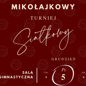 Mikołajkowy Turniej Siatkowy