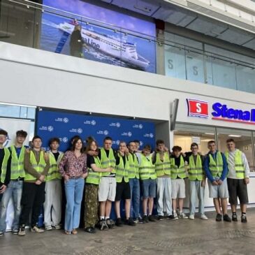 Klasy 1 S i 3 bL z wizytą na promie Stena Line