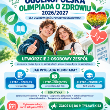 Olimpiada o Zdrowiu – zgłoszenia