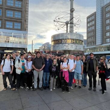 Wycieczka uczniów klas kolejowych „Kostrzyn-Zielona Góra-Berlin-Szczecin”